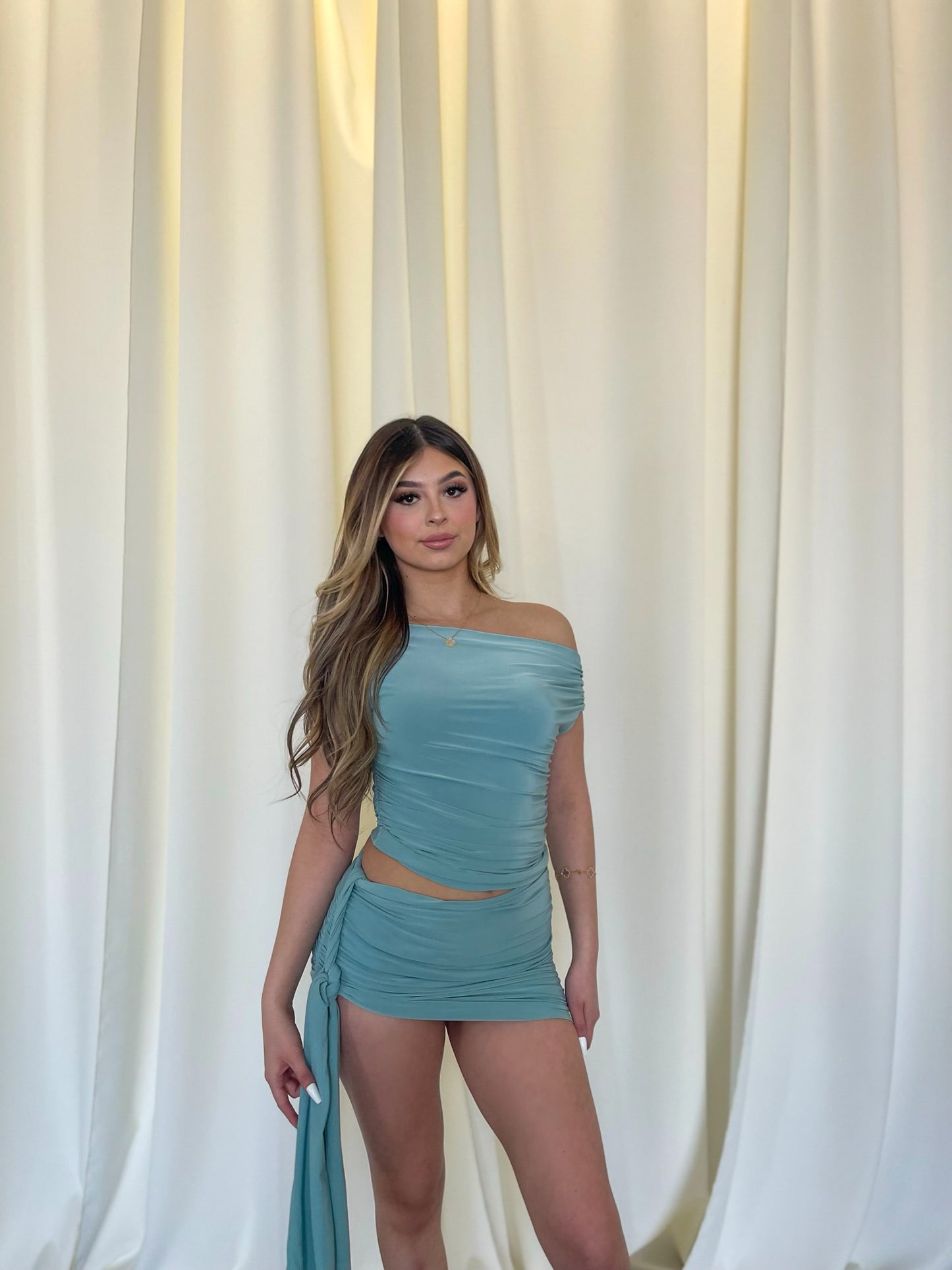 Sabrina mini skirt set